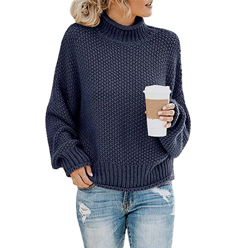 Women's Knitted Thick Thread Sweater