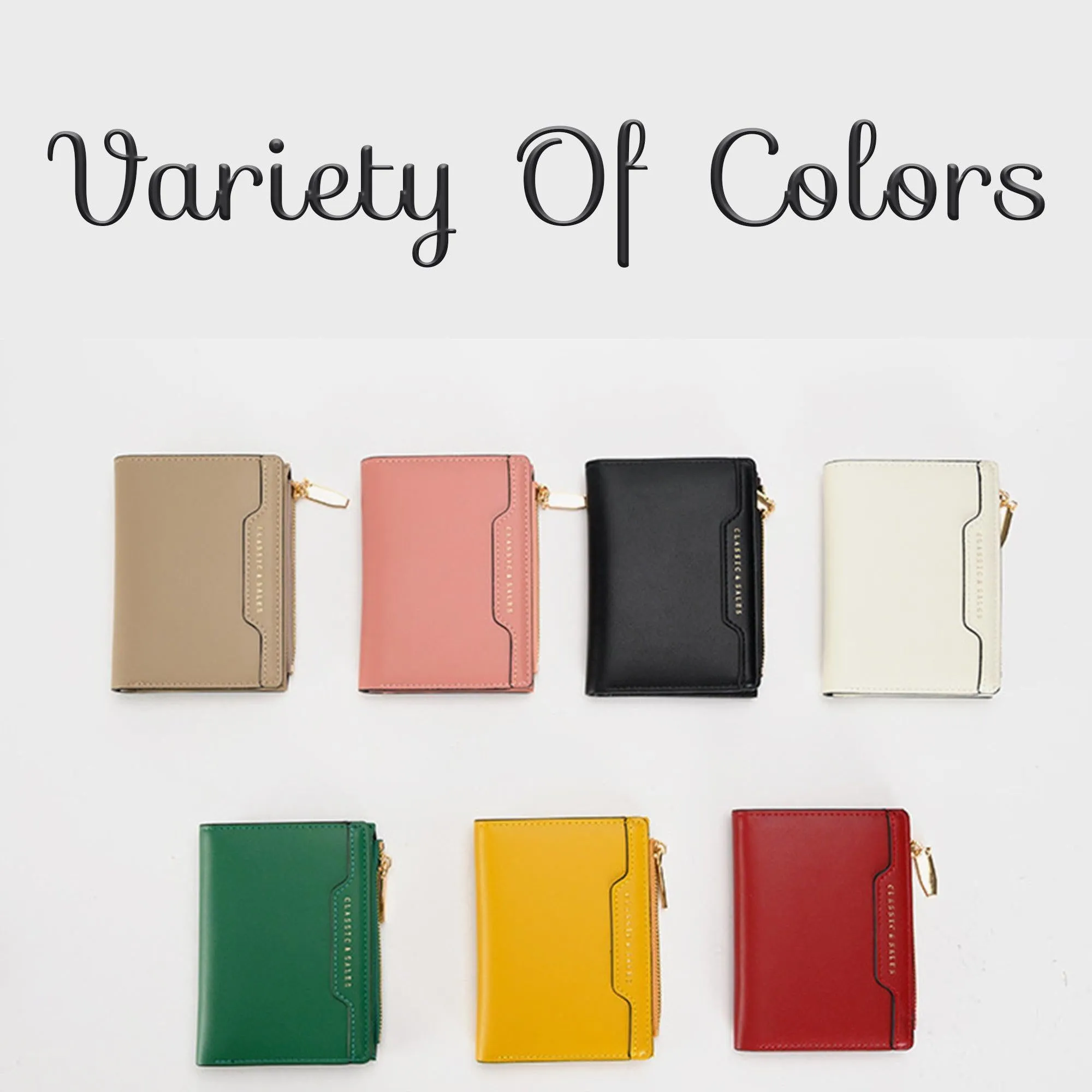 Women's Leather Compact Wallet