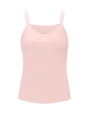 Womens Merino Cami, Pink Peach Blossom