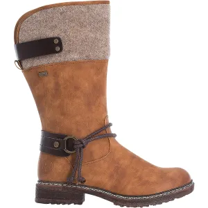 Women's Rieker 94774-22 Dominika 74 Brown Synthetic Women's Rieker 94774-22 Dominika 74 Brown Synthetic