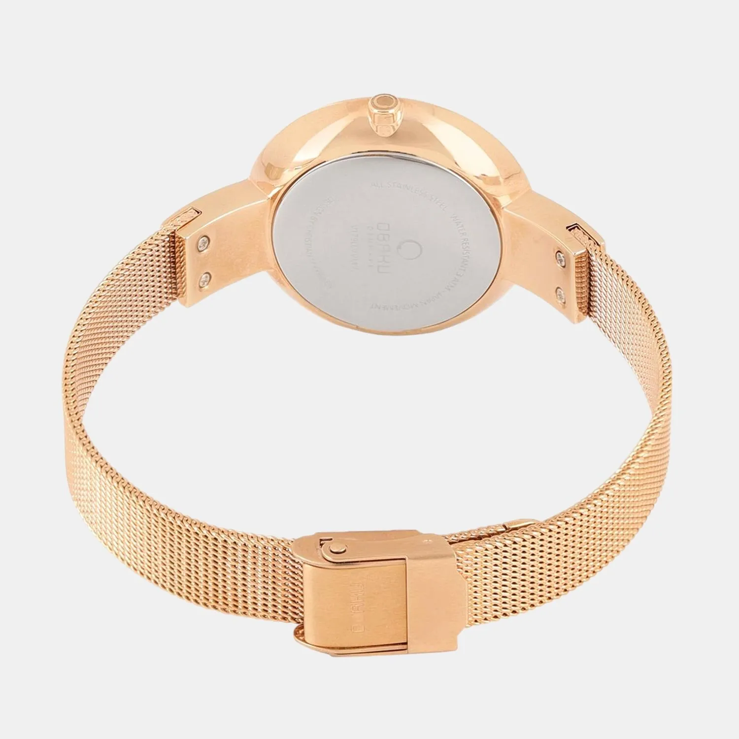 Women's Rose Gold Analog Stainless Steel Watch V179LEVVMV