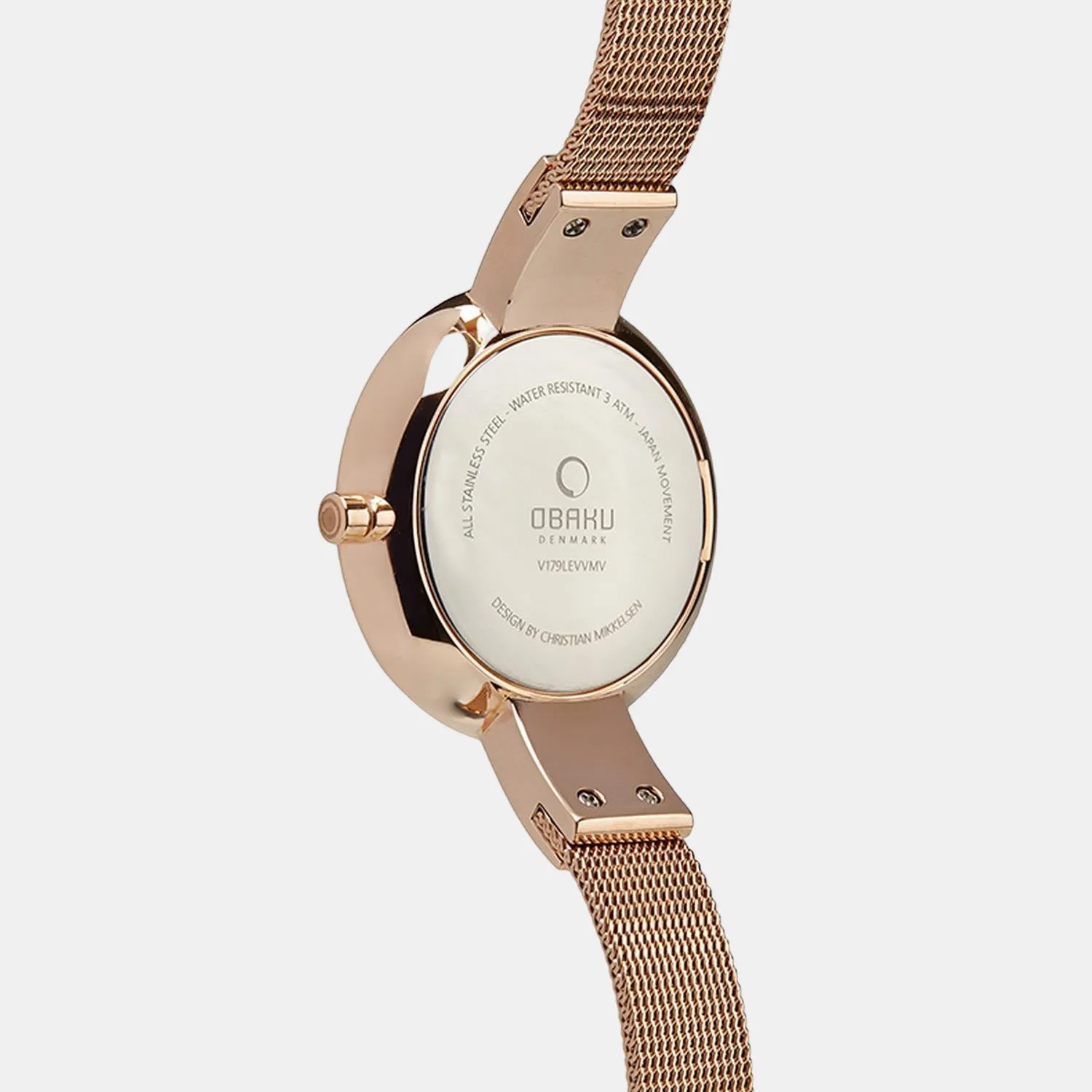 Women's Rose Gold Analog Stainless Steel Watch V179LEVVMV