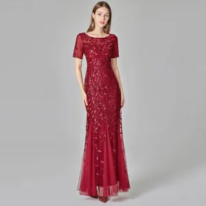 Women's Sparkly Sequin Formal Maxi Dress
