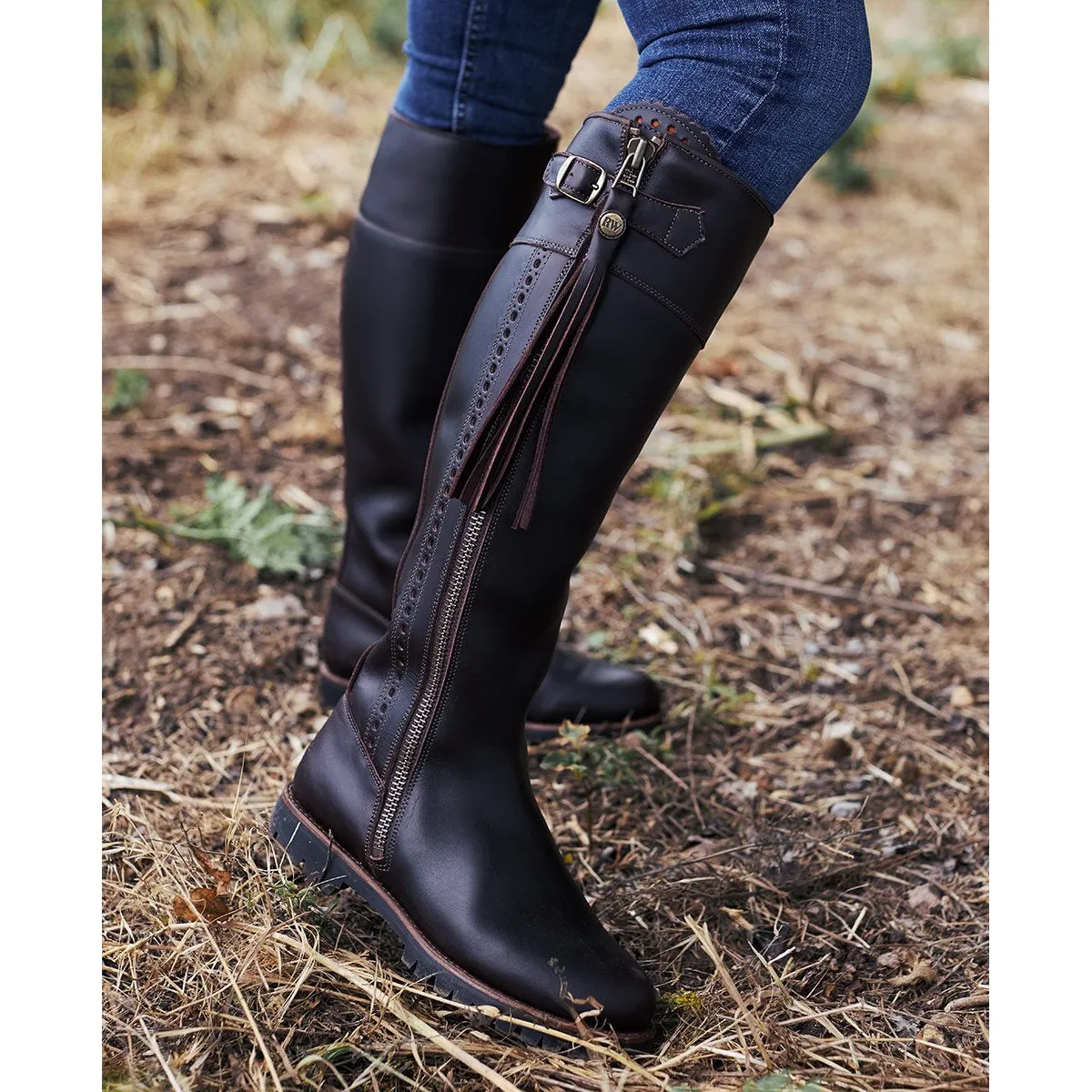 Women's Traditional Leather Spanish Boots