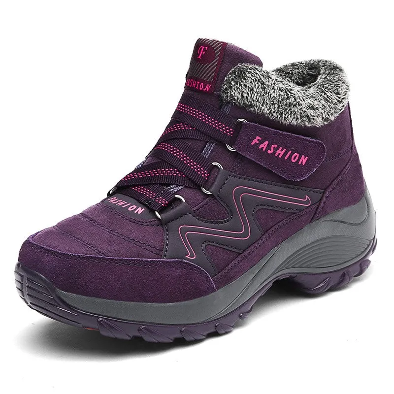 Women's winter villi thermal comfortable high top boots CL