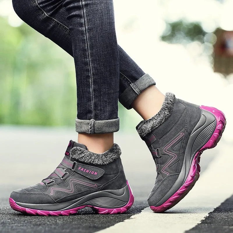 Women's winter villi thermal comfortable high top boots CL