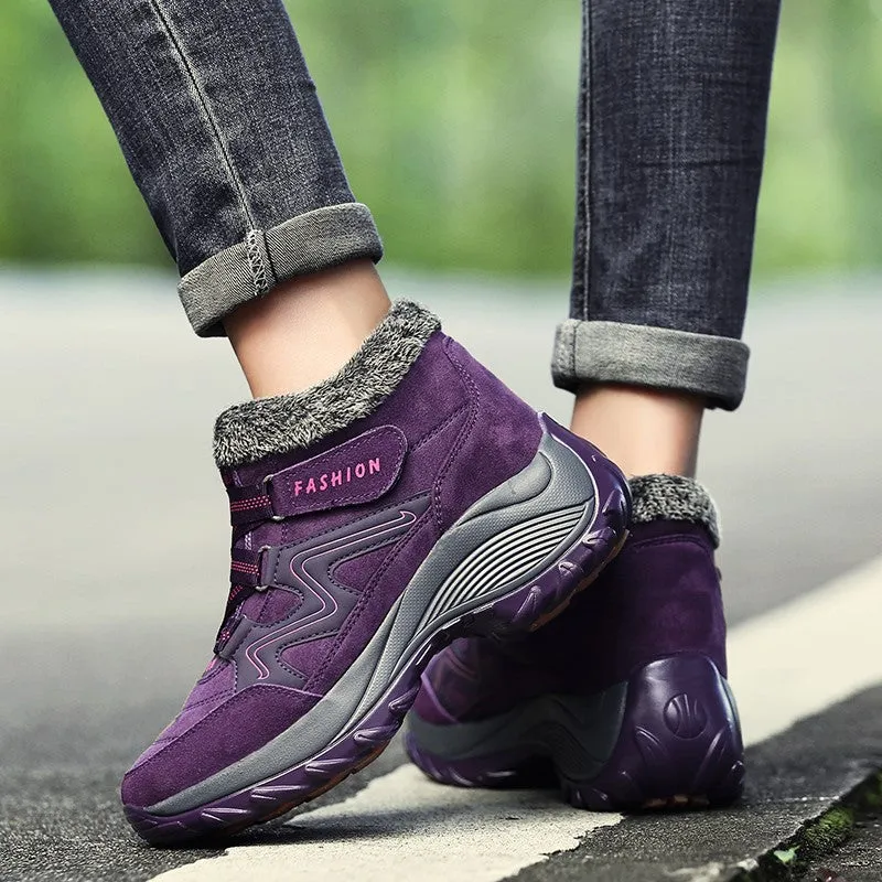 Women's winter villi thermal comfortable high top boots CL
