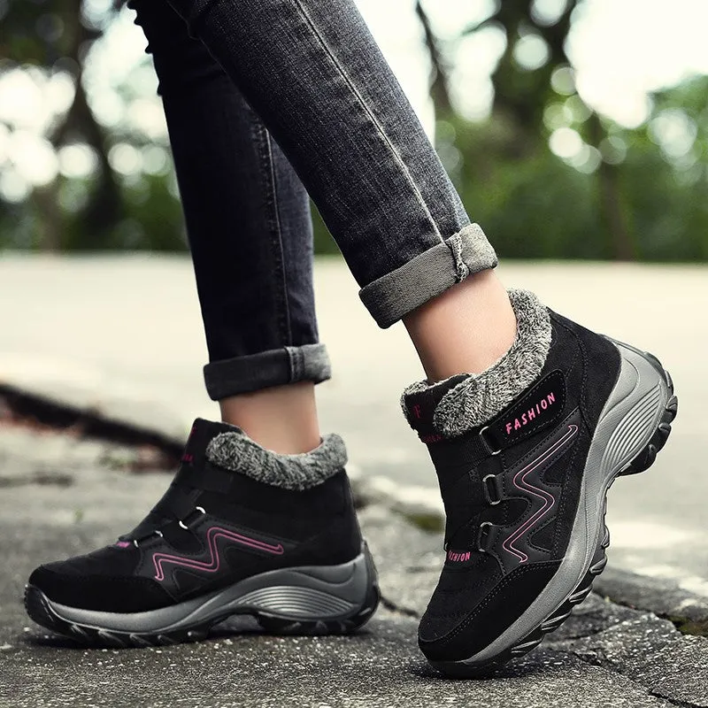 Women's winter villi thermal comfortable high top boots CL