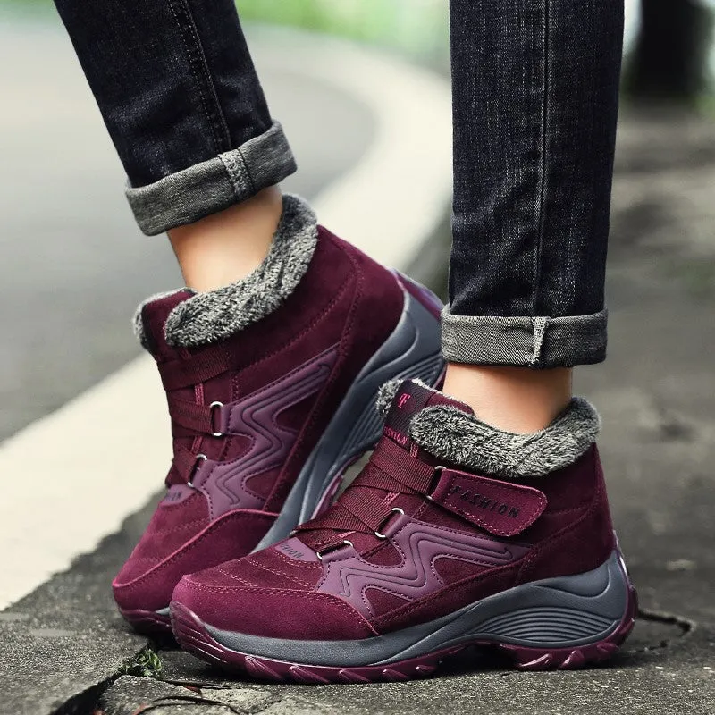 Women's winter villi thermal comfortable high top boots CL