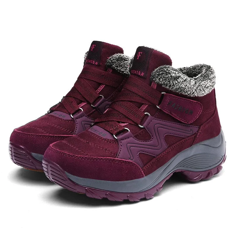 Women's winter villi thermal comfortable high top boots CL
