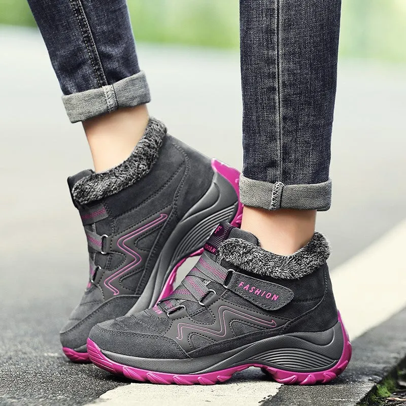 Women's winter villi thermal comfortable high top boots CL