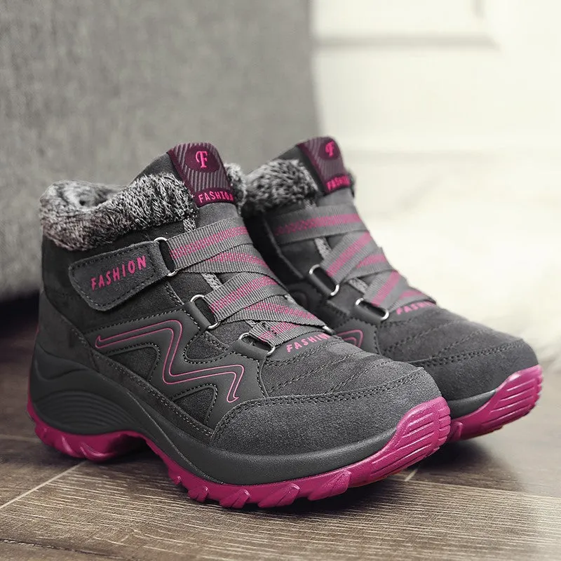 Women's winter villi thermal comfortable high top boots CL