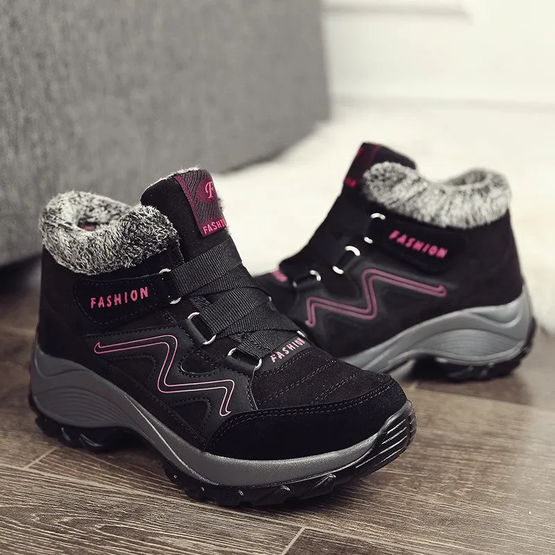 Women's winter villi thermal comfortable high top boots CL