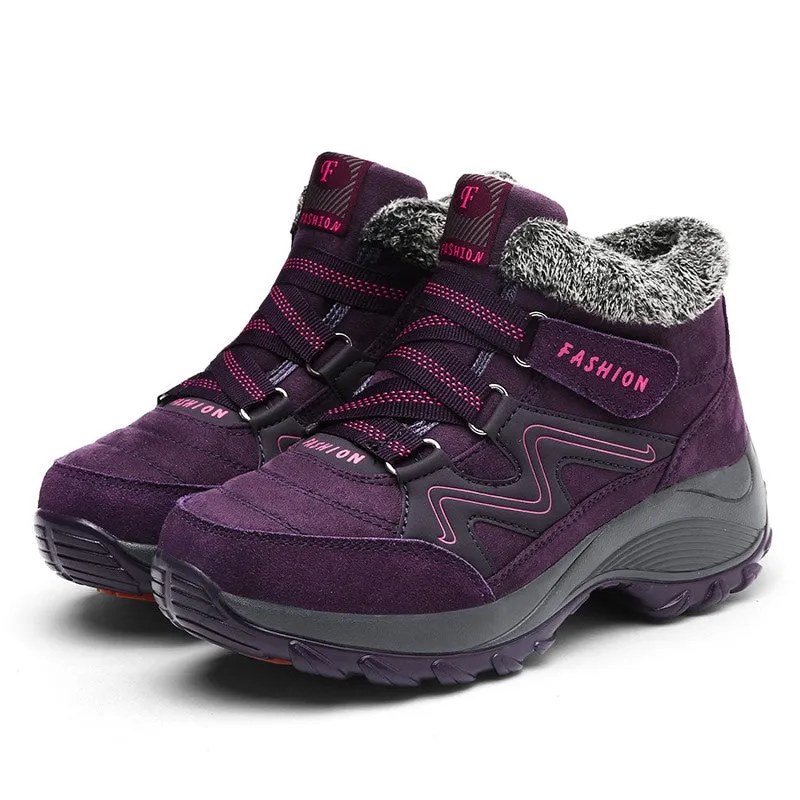 Women's winter villi thermal comfortable high top boots CL
