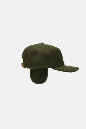 Wool Hat with Optional Fold Down Ear-Flap
