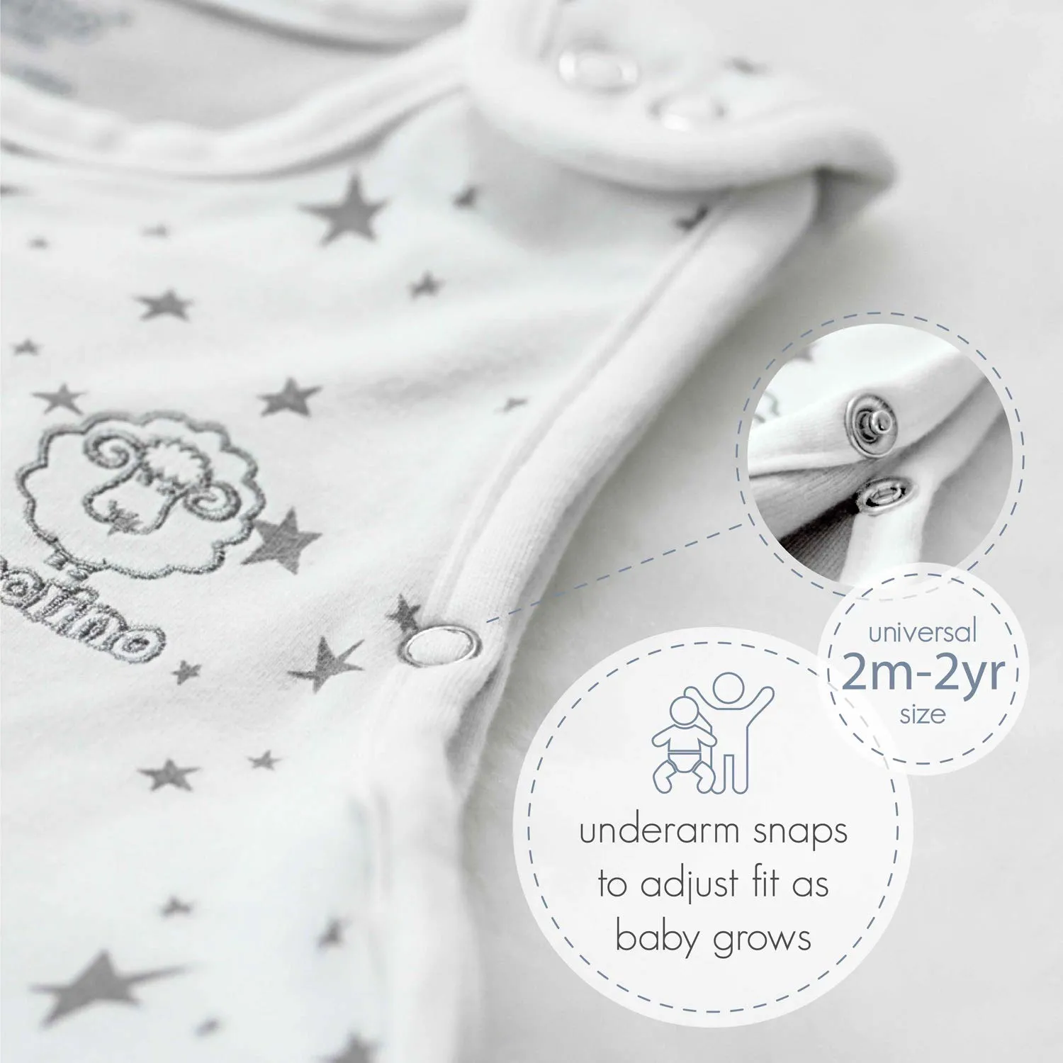 Woolino: 100% Natural 4 Season Ultimate Baby Sleep Bag