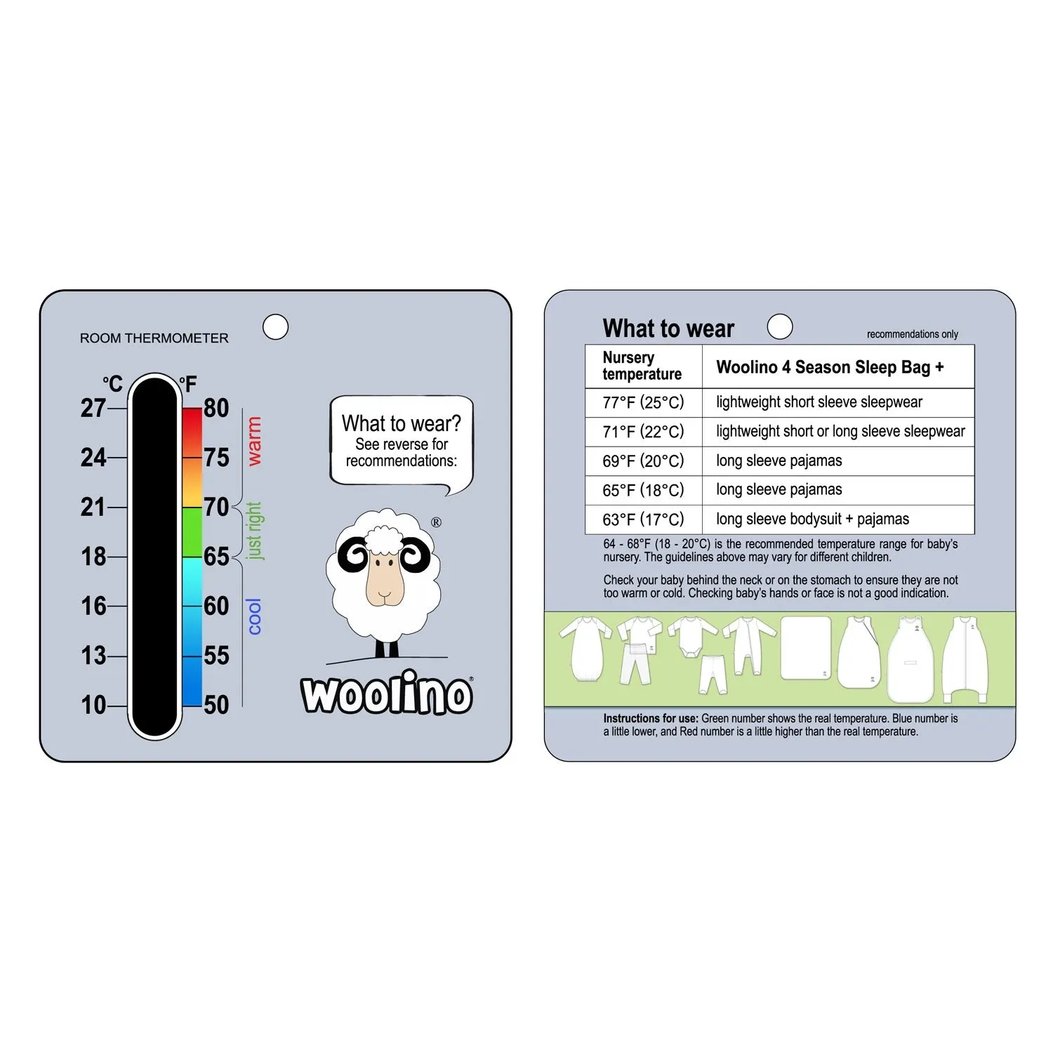 Woolino: 100% Natural 4 Season Ultimate Baby Sleep Bag