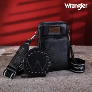 Wrangler Crossbody Cell Phone Purse (WG117-207BK)