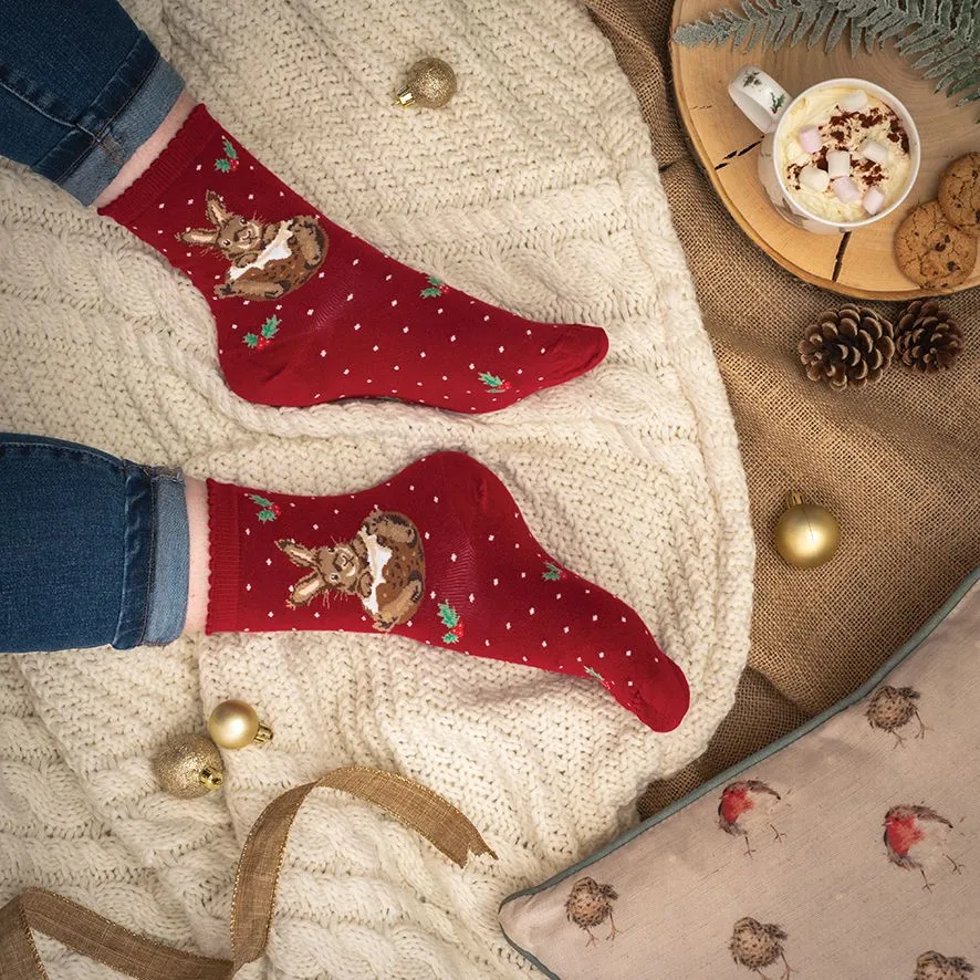 Wrendale Little Pudding Rabbit Socks
