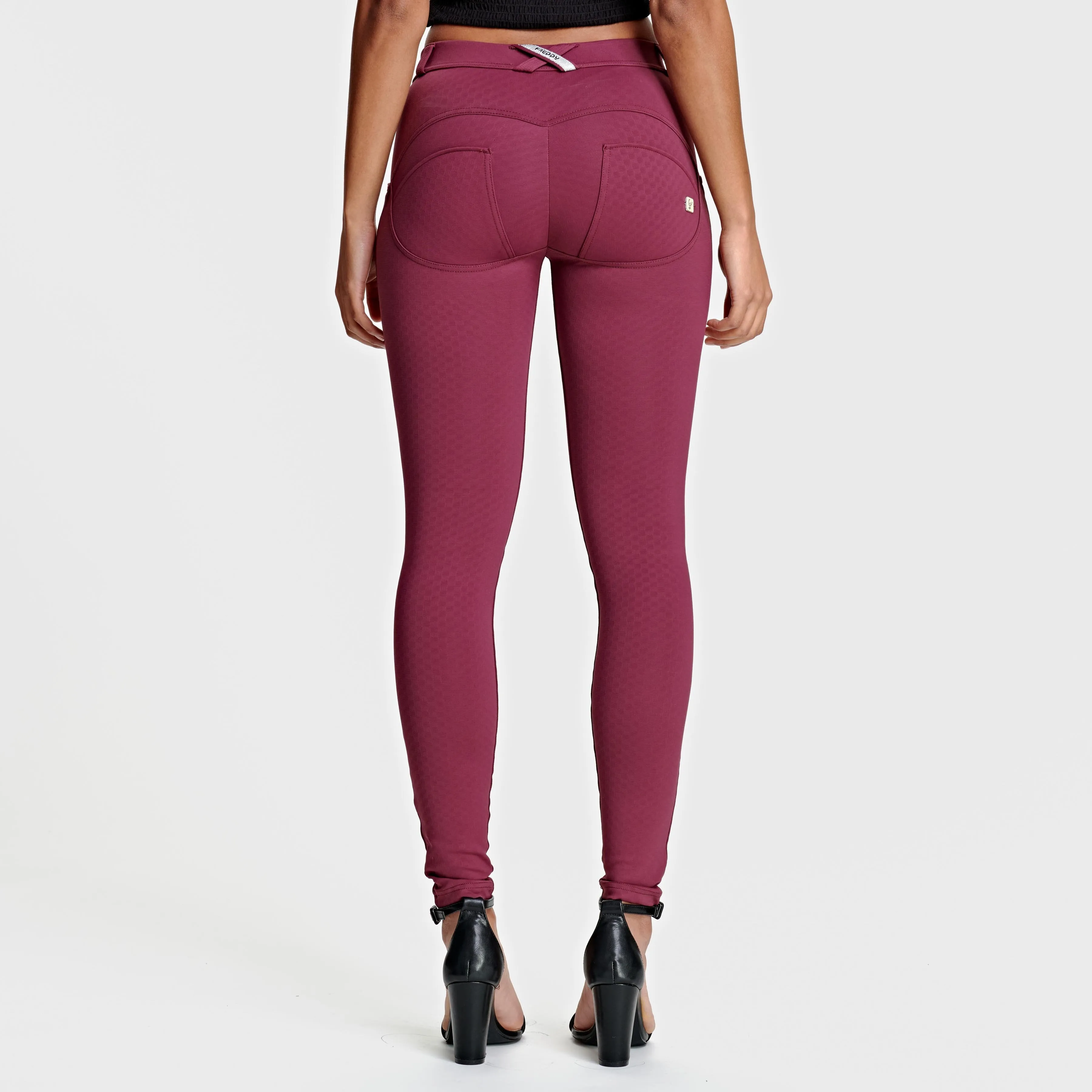 WR.UP® Thick Layered - Mid Waist - Full Length - Burgundy