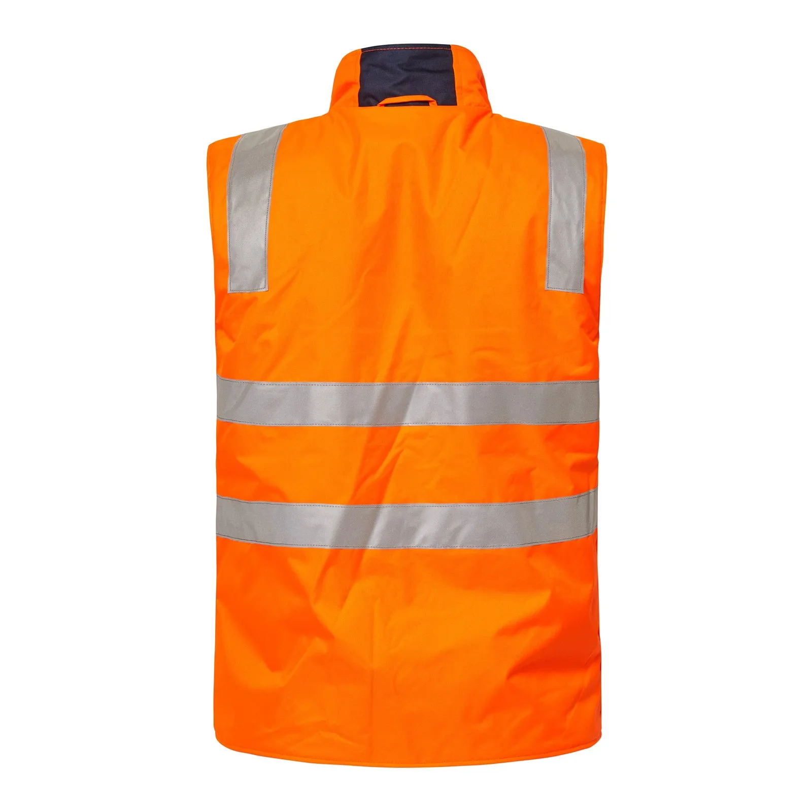 WW9023 HI VIS REVERSIBLE FLEECE REFLECTIVE VEST