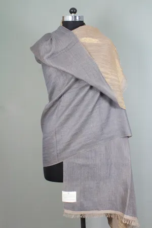 Xavier Metallic Reversible Cashmere Shawl