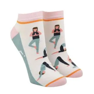 Yoga Inhale Exhale Ankle Socks
