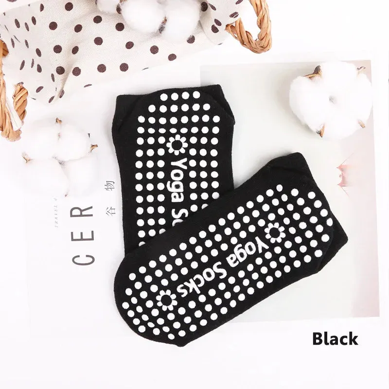 Yoga Socks Professional Anti Slip Socks Woman Sport Sweat-absorbent Breathable Pilates Socks Gym Fitness Sports Cotton Socks