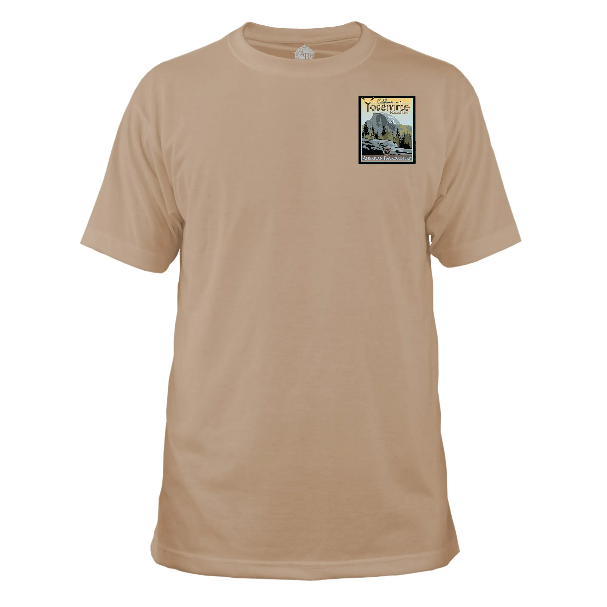 Yosemite National Park Vintage Destinations Basic Crew T-Shirt