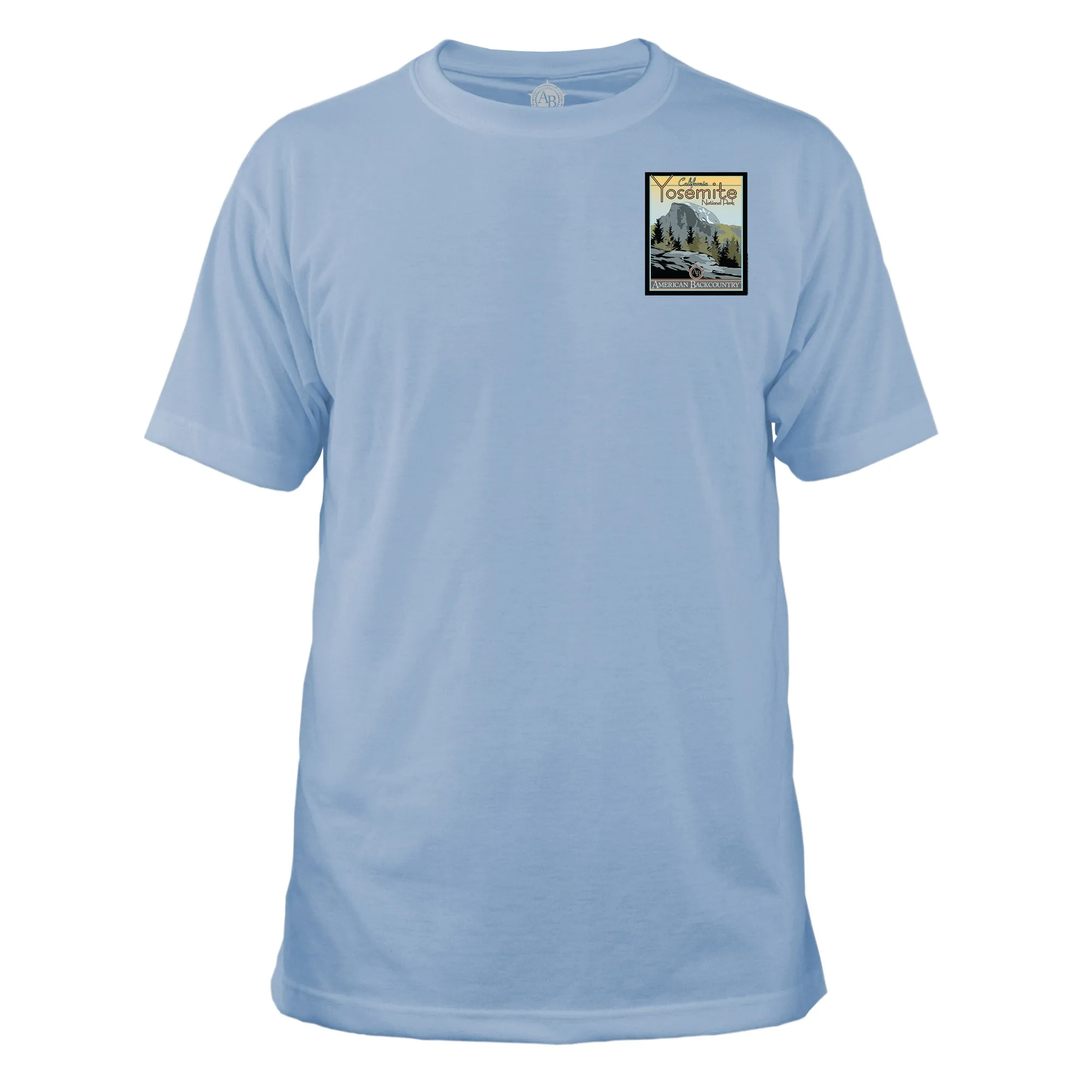 Yosemite National Park Vintage Destinations Basic Crew T-Shirt