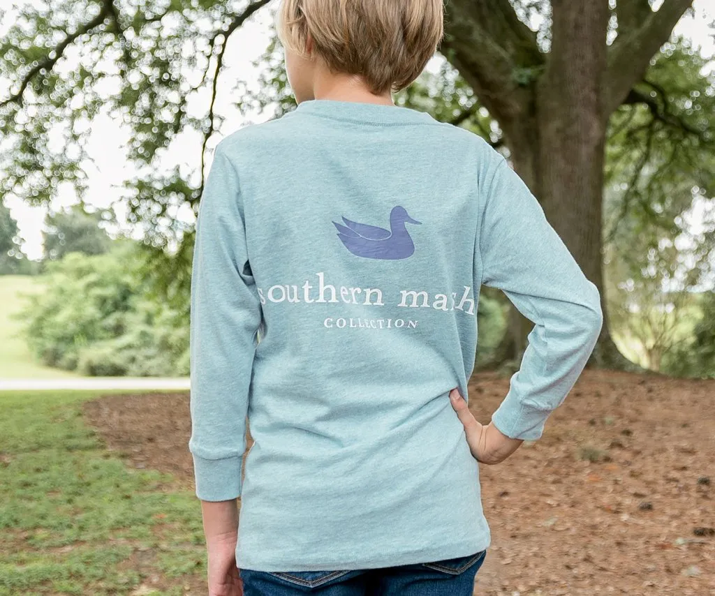 Youth Authentic Tee - Heathered - Long Sleeve