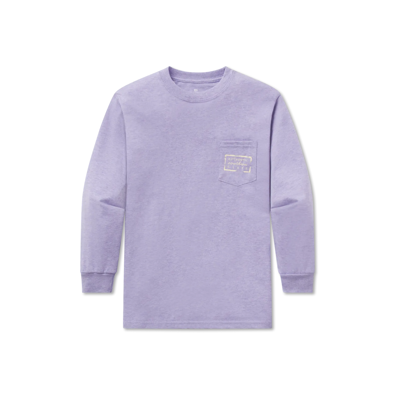 Youth Authentic Tee - Heathered - Long Sleeve