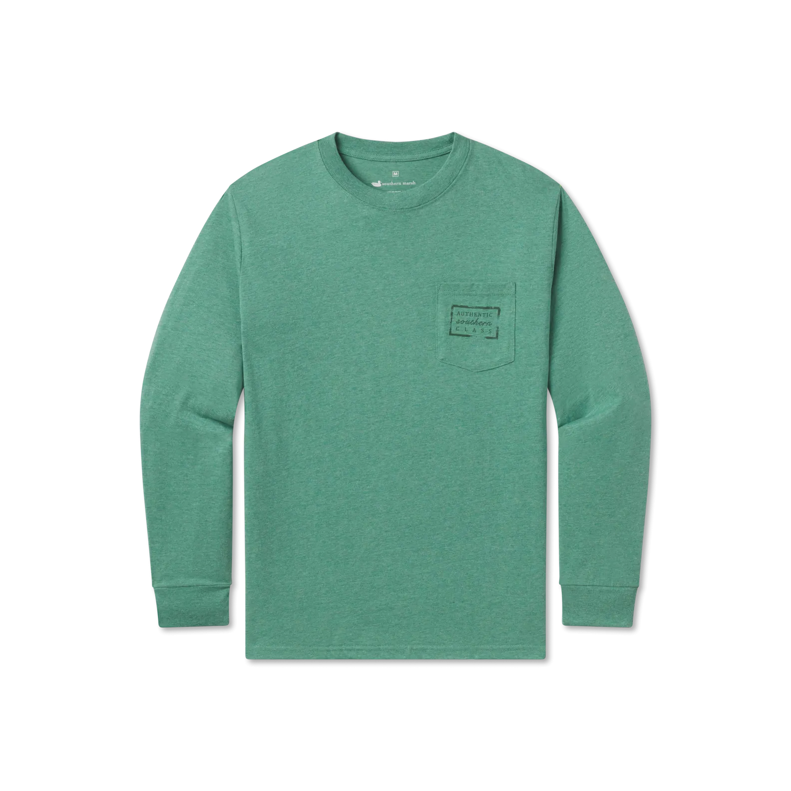 Youth Authentic Tee - Heathered - Long Sleeve
