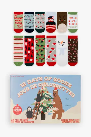 Youth Holiday "12 Days of Socks" Advent Calendar