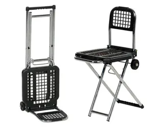 Yu-Shan Multi Function Luggage Cart Chair Strong and Lightweight - 74722