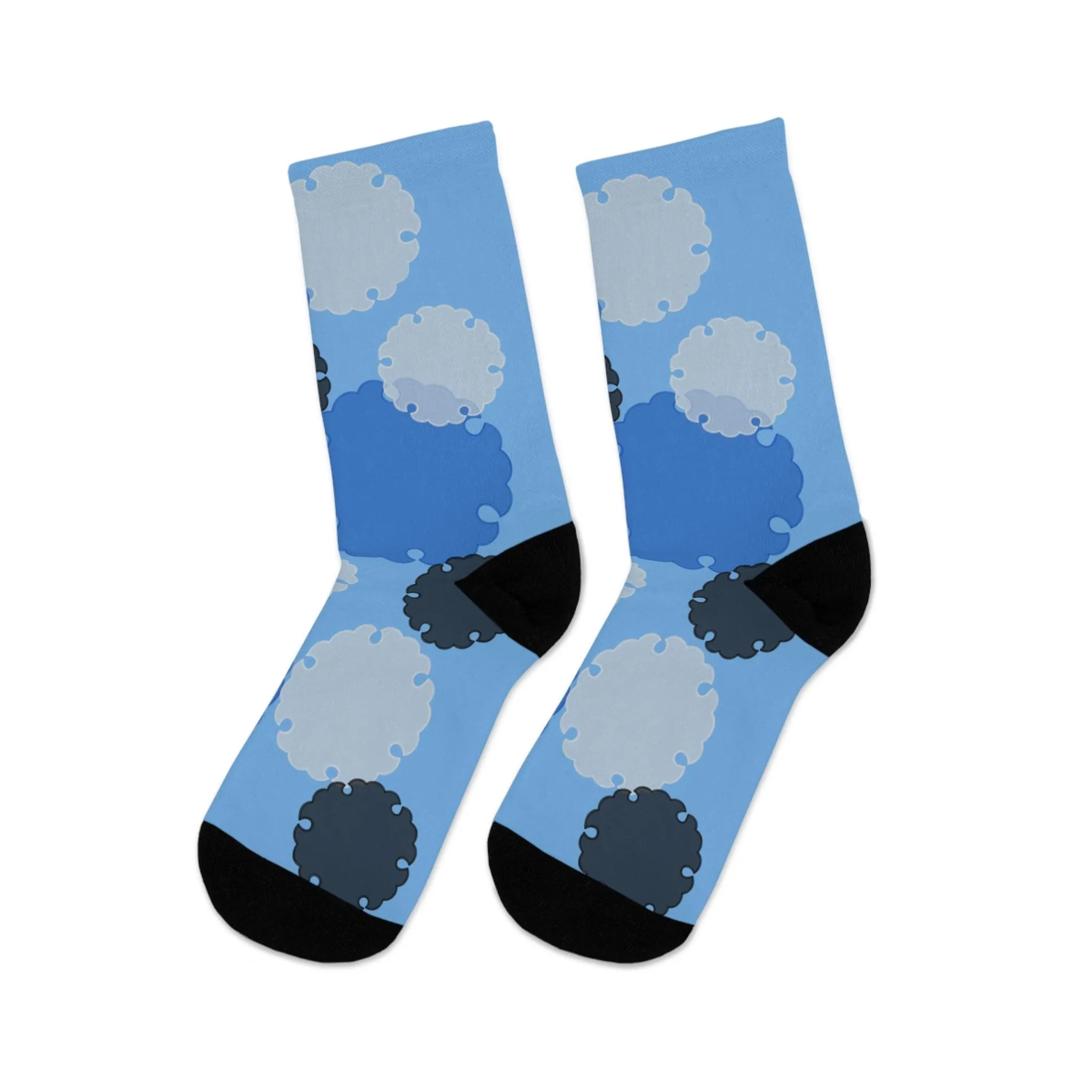 Yukiwa Blue/Grey Socks