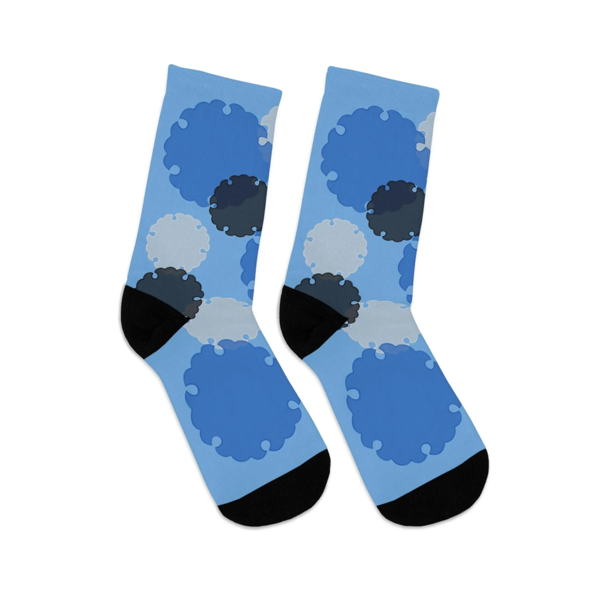Yukiwa Blue/Grey Socks