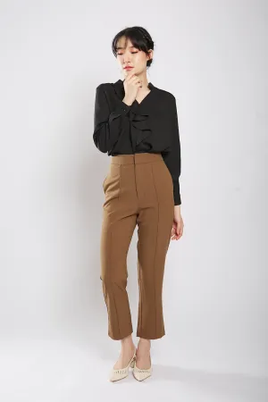 Yuri Tapered Pants in Brown