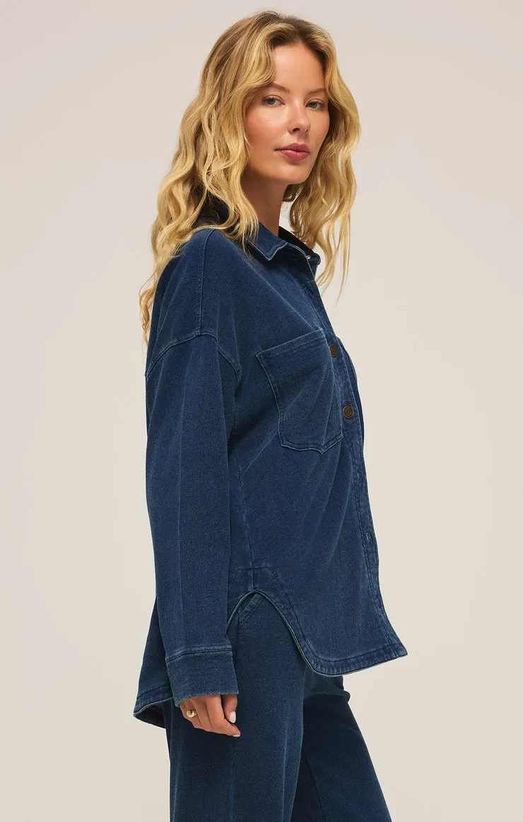 Z SUPPLY All Day Knit Denim Jacket