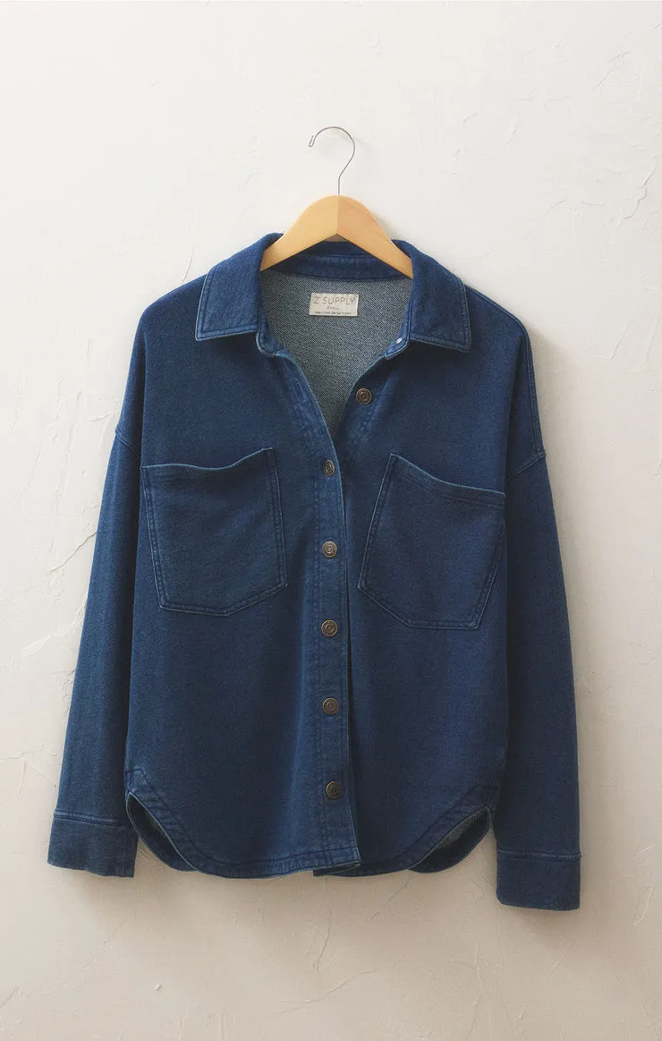 Z SUPPLY All Day Knit Denim Jacket