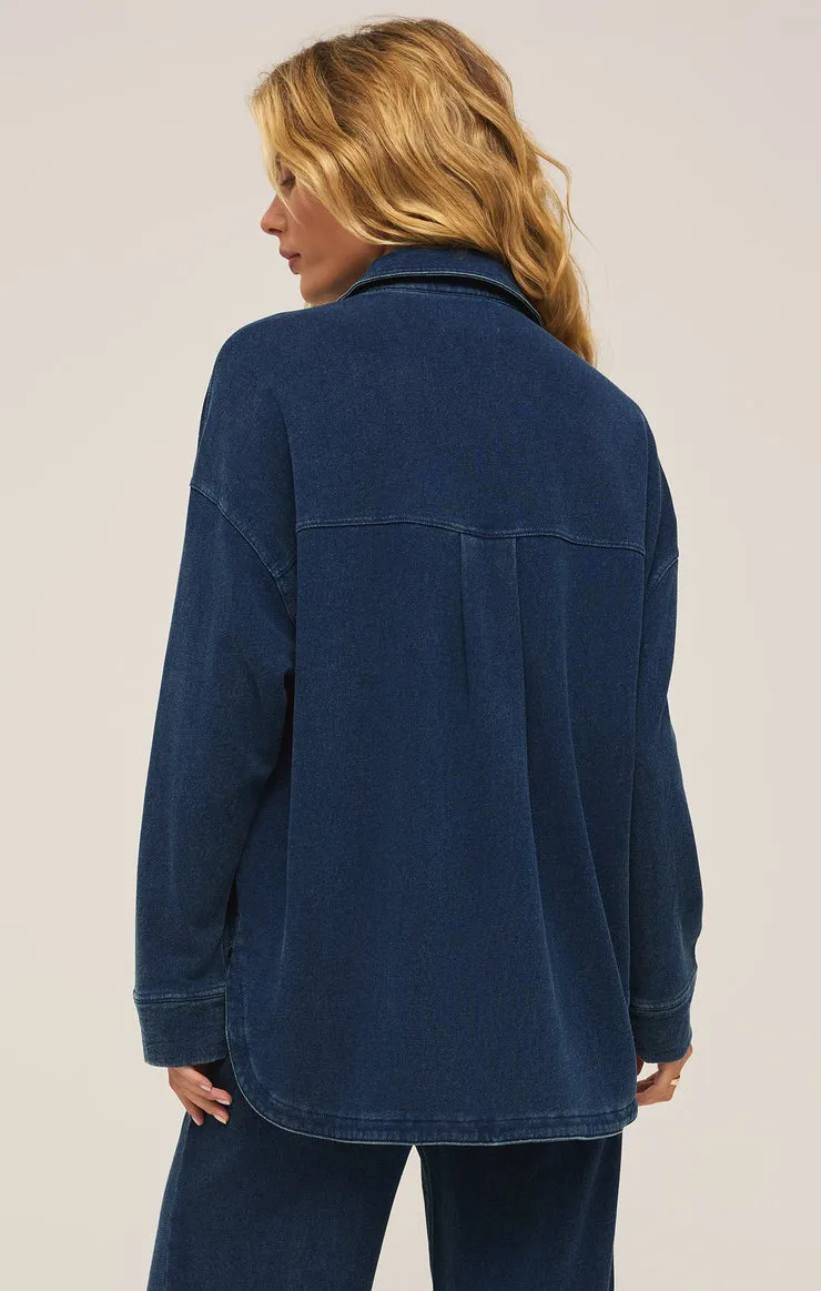 Z SUPPLY All Day Knit Denim Jacket