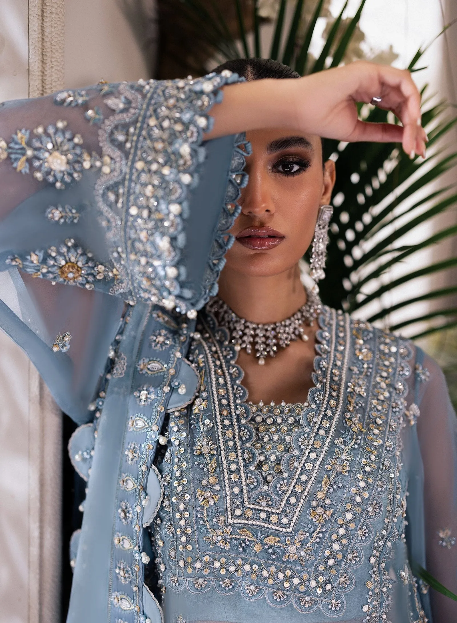 Zaha by Khadijah Shah - Gossamer Luxury Wedding Formals – AZURA  (ZC24-07)