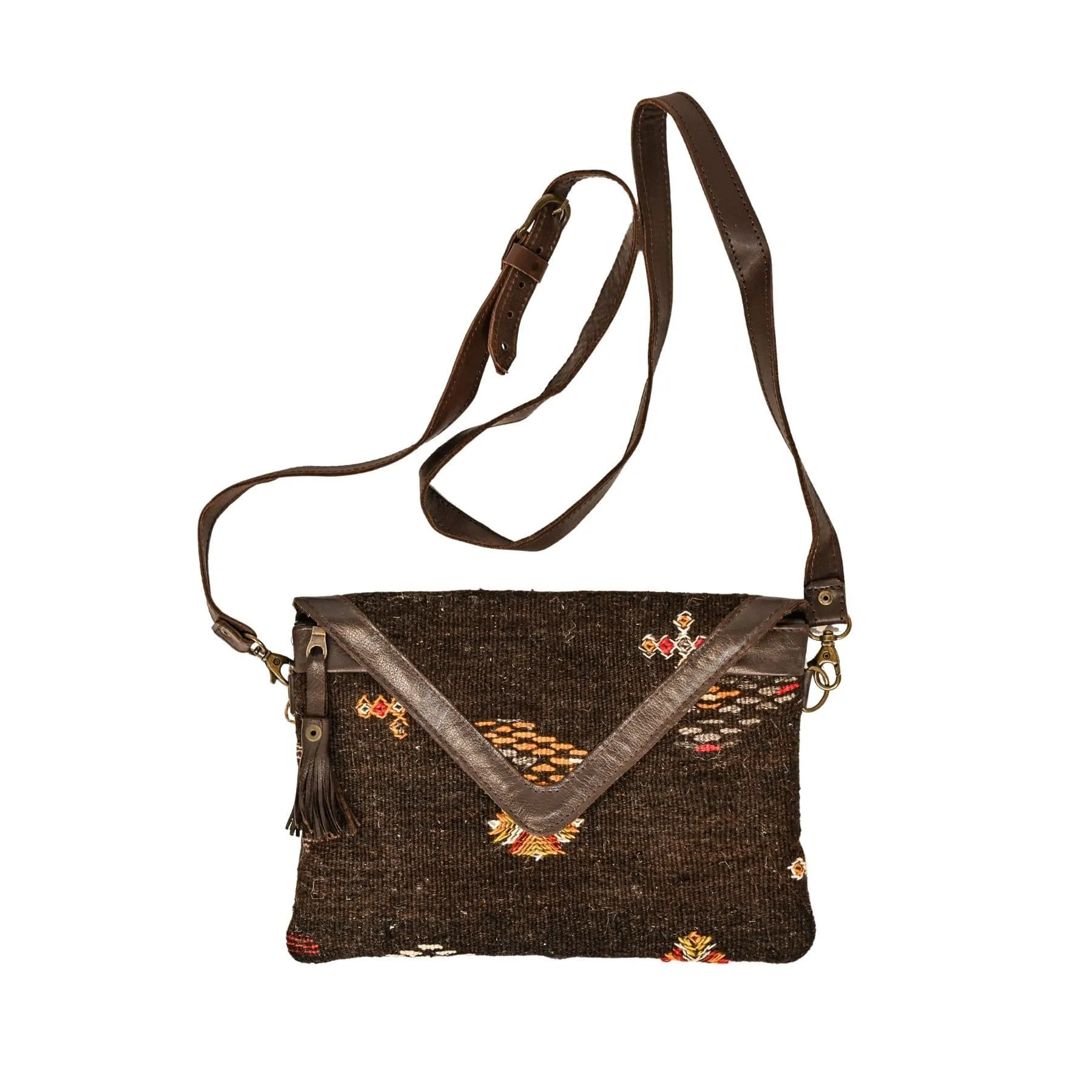 Zanafi Hand Bag with Leather Straps | M