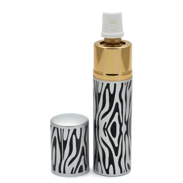 Zebra Animal Print Disguised Lipstick Pepper Spray
