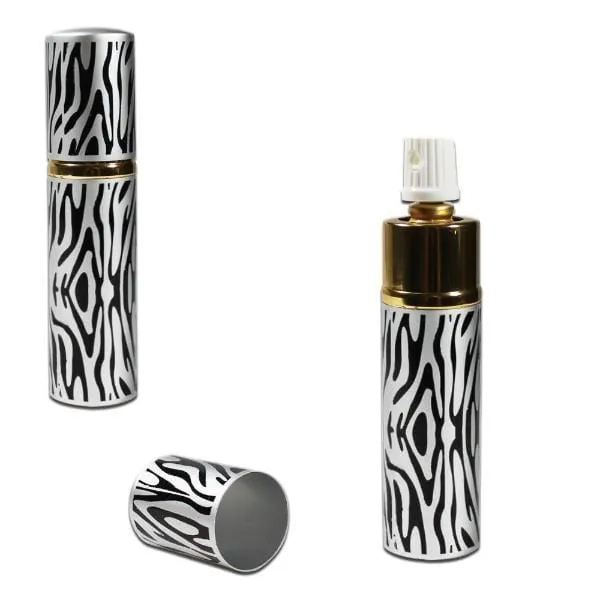 Zebra Animal Print Disguised Lipstick Pepper Spray