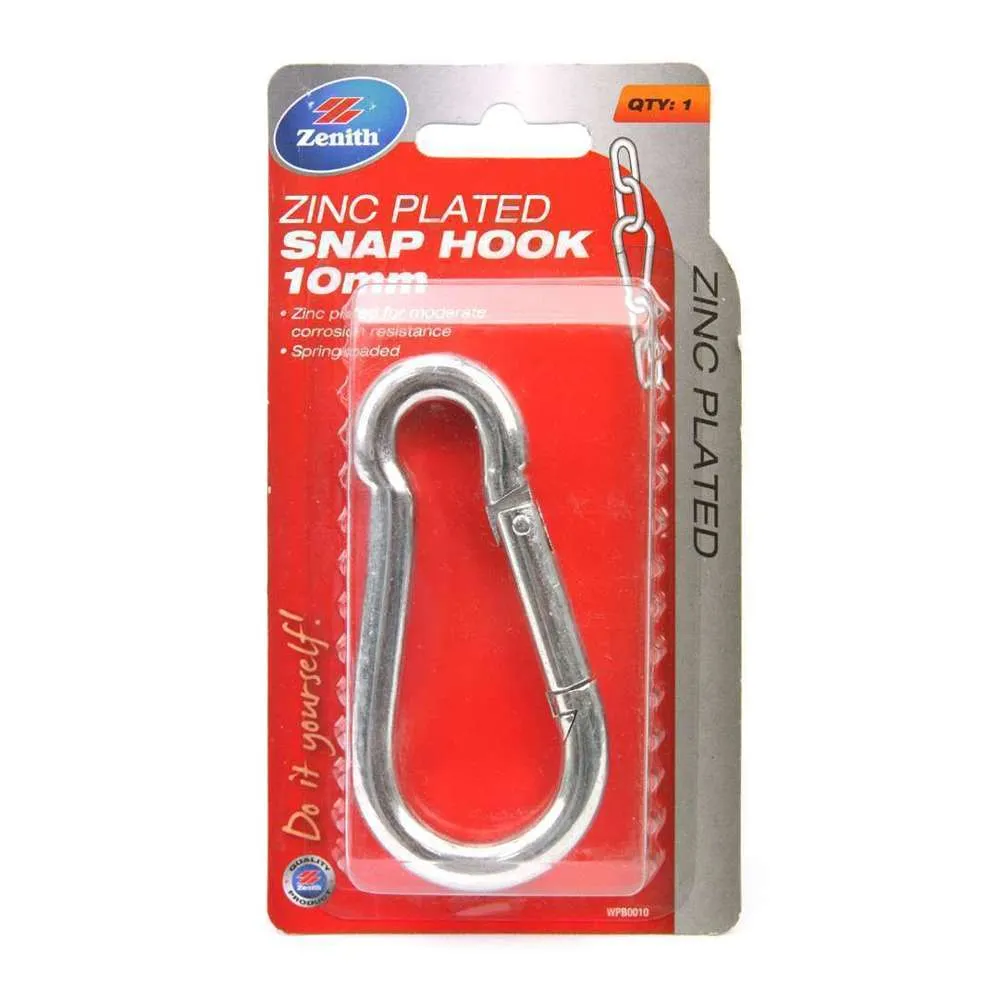 Zenith Snap Hook 100 x 10mm ZP