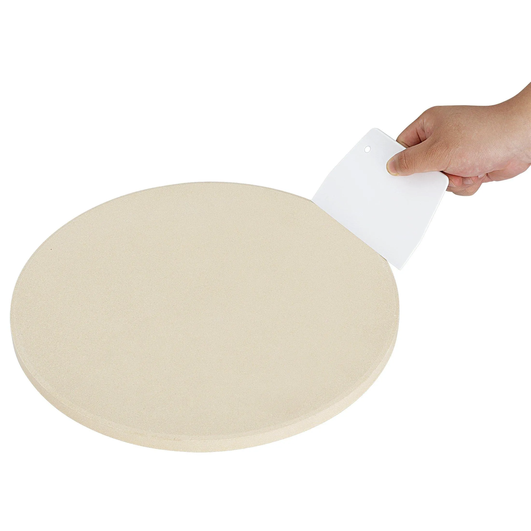 ZENY™ Pizza Stone, 14 Inch Cooking Stone for Oven, Ideal for Baking Crisp Crust Pizza Bread Cookies