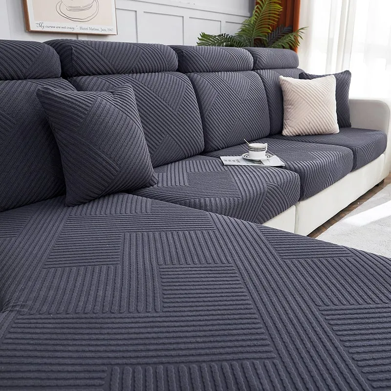 Zig Zag Allure Sectional Sofa Cover