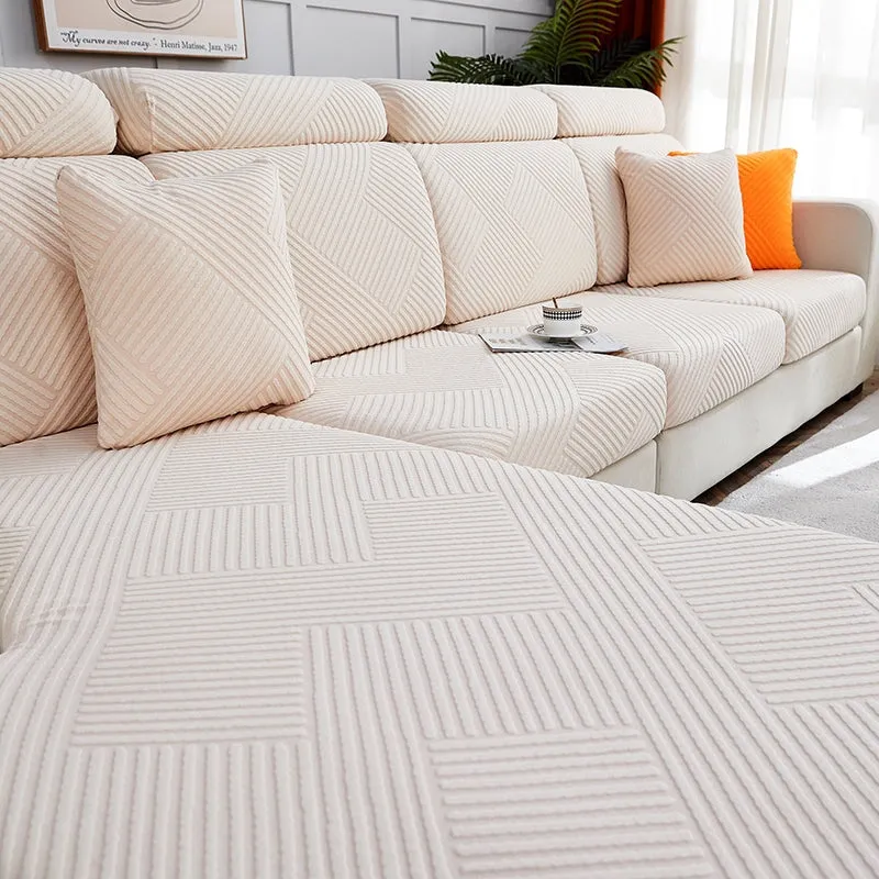 Zig Zag Allure Sectional Sofa Cover