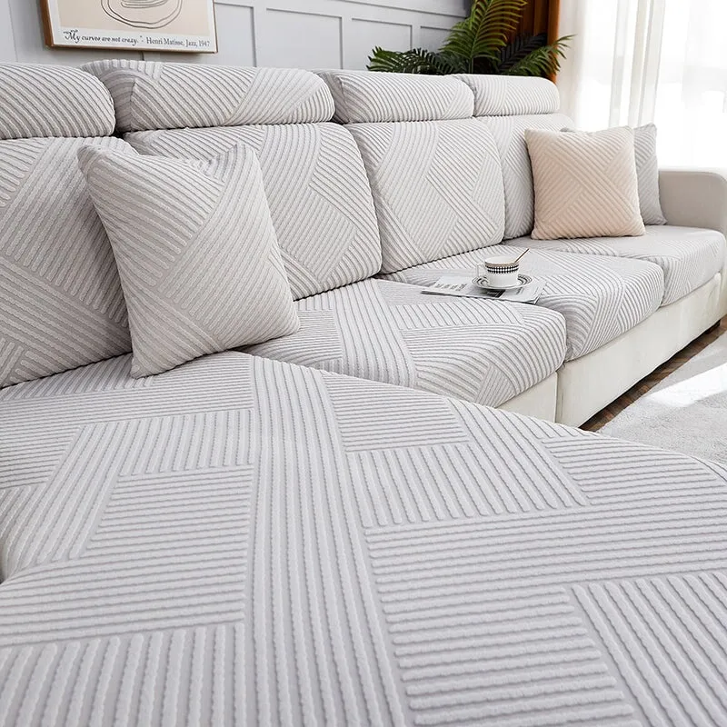 Zig Zag Allure Sectional Sofa Cover